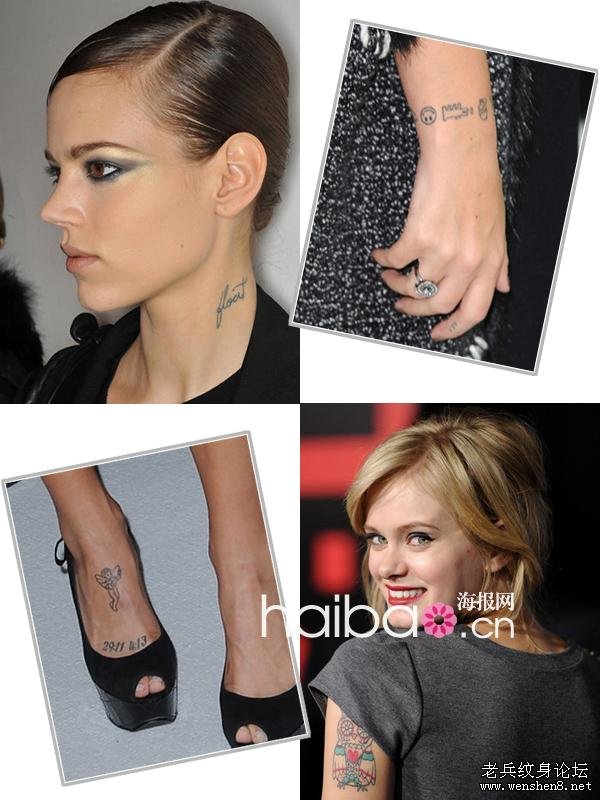 用身体表达态度,用纹身标记个性!从胸部到脚踝,精彩私密纹身大