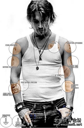 武汉纹身网:时尚达人in潮流 为纹身“正名” (图文)