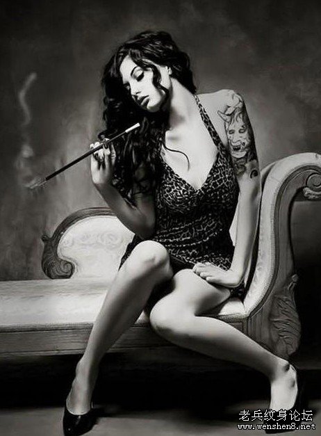 女人纹身的魅力大放松(高清图文)