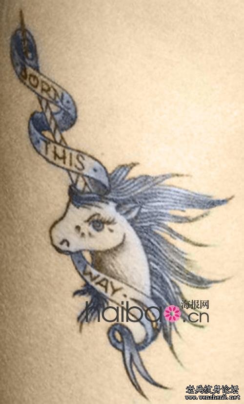明星纹身之Lady Gaga纹身大揭秘:嘎嘎女王身体上的诗歌、独角兽