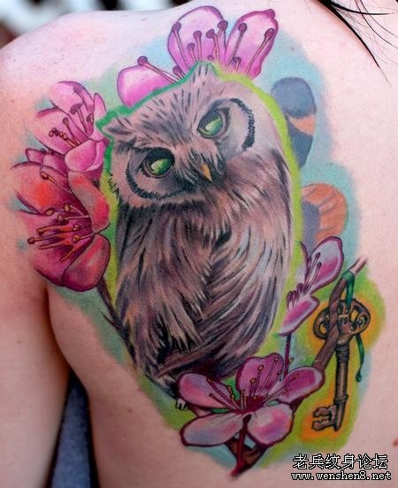 了解猫头鹰纹身图案的寓意