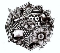 һ��䳱���ĺڻ��������������ͼ��