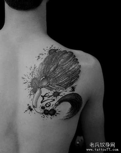 �ڰ�ˮī����ë����ͼ��