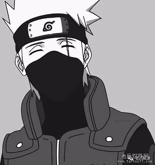 火影忍者纹身手稿图案
