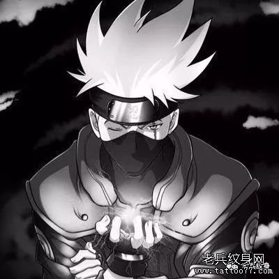 火影忍者纹身手稿图案