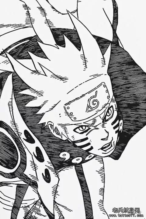 火影忍者纹身手稿图案