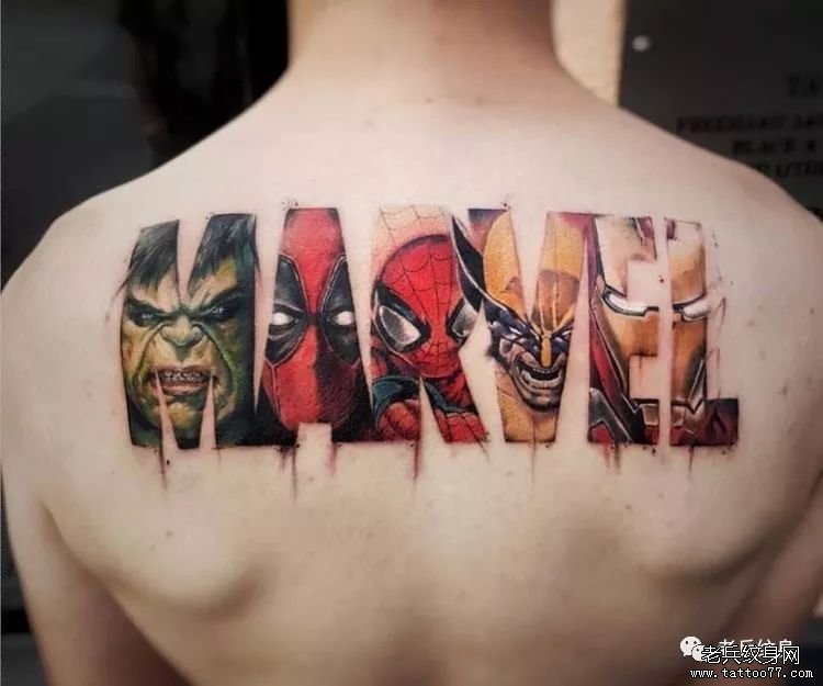 纹身素材第431期素材——钢铁侠