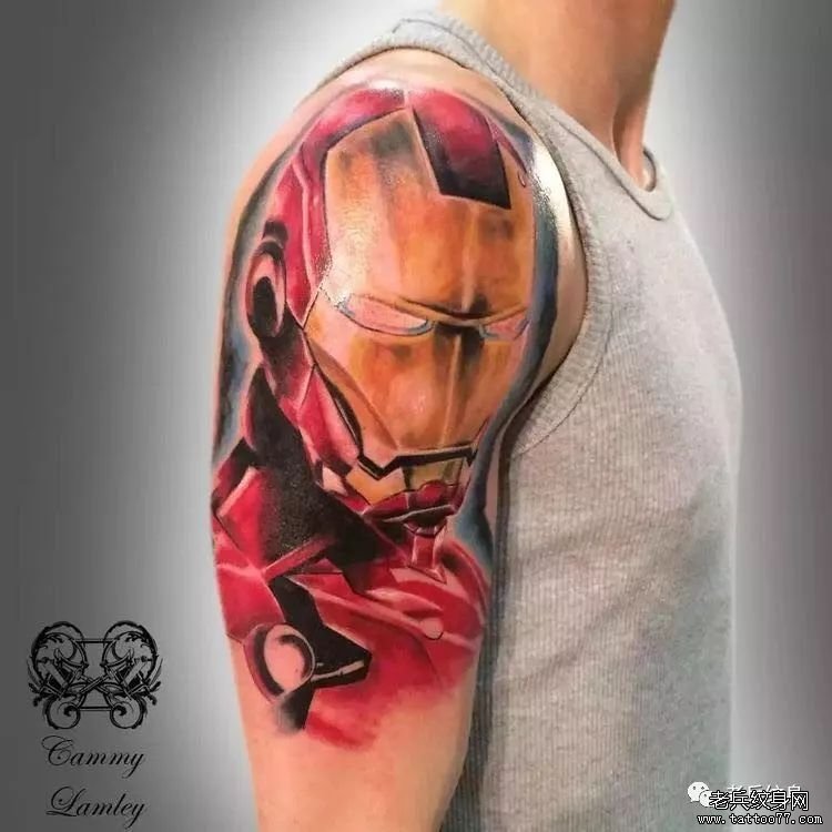 纹身素材第431期素材——钢铁侠