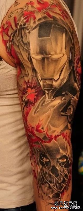 纹身素材第431期素材——钢铁侠