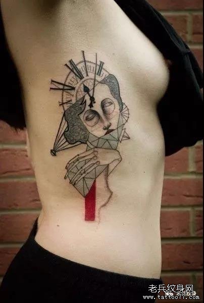 抽象派纹身画作,给你满满视觉震撼~~!