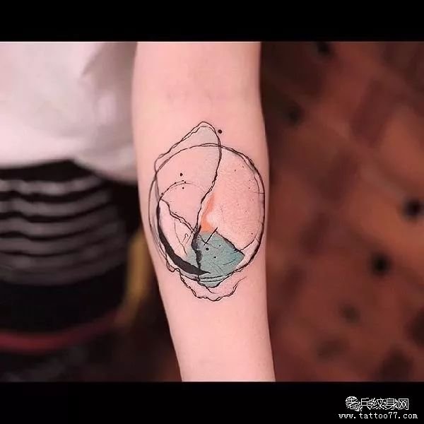 抽象派纹身画作,给你满满视觉震撼~~!