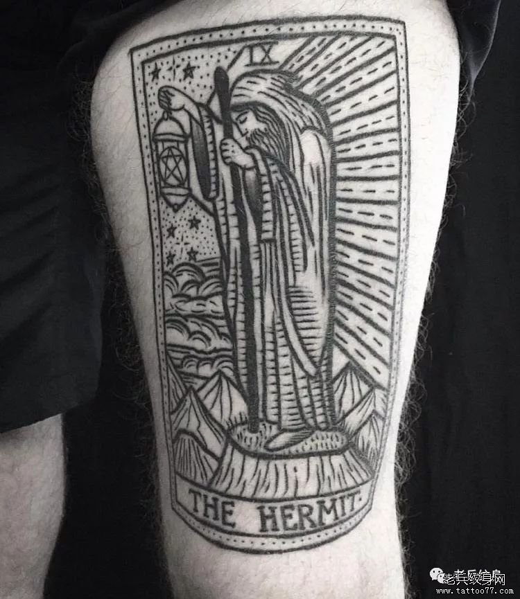 古老神秘的塔罗牌纹身,你get到了吗?