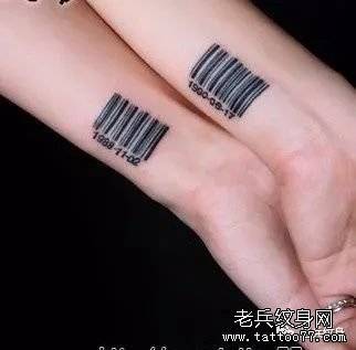 纹身素材——条形码