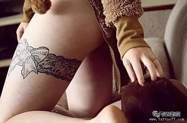 纹身素材第452期——性感花腿