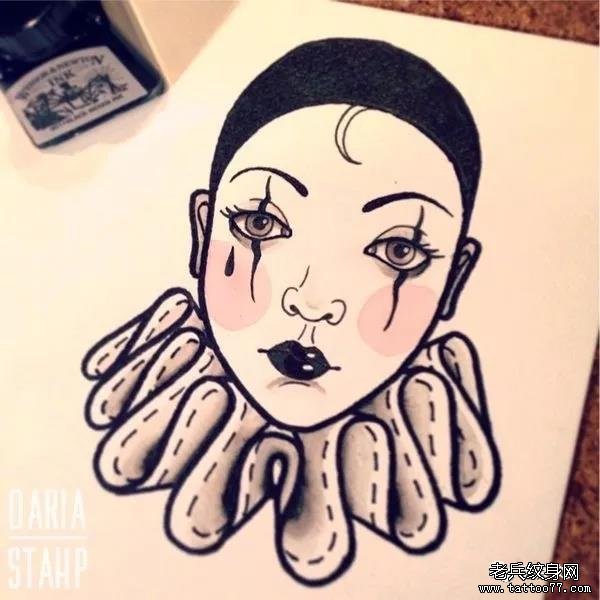 纹身素材第469期——小丑