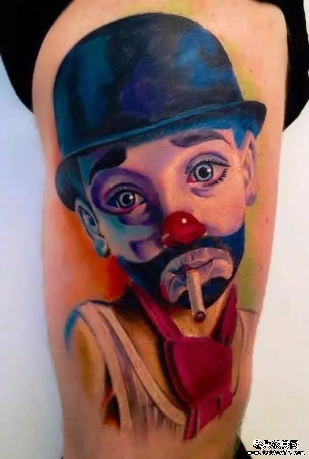 纹身素材第469期——小丑