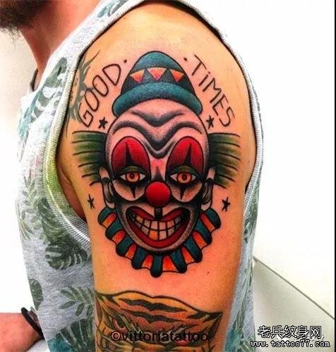 纹身素材第469期——小丑