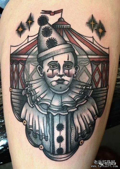 纹身素材第469期——小丑