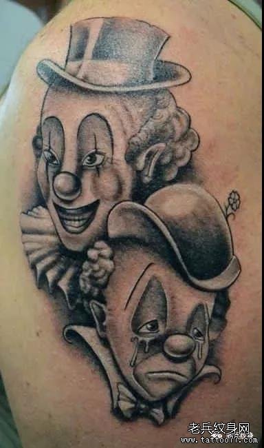 纹身素材第469期——小丑