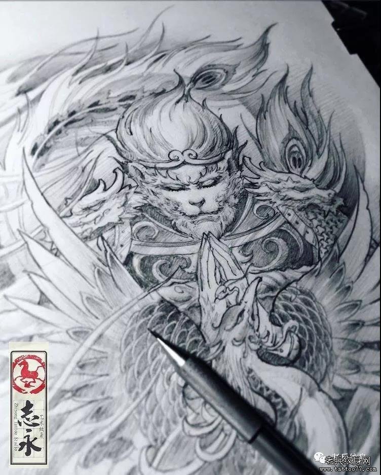 纹身素材第494期——斗战胜佛