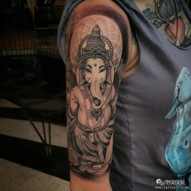 纹身素材第501期——象神