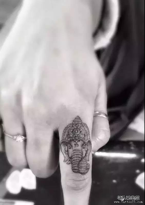 纹身素材第501期——象神