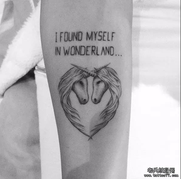 纹身素材第510期——独角兽