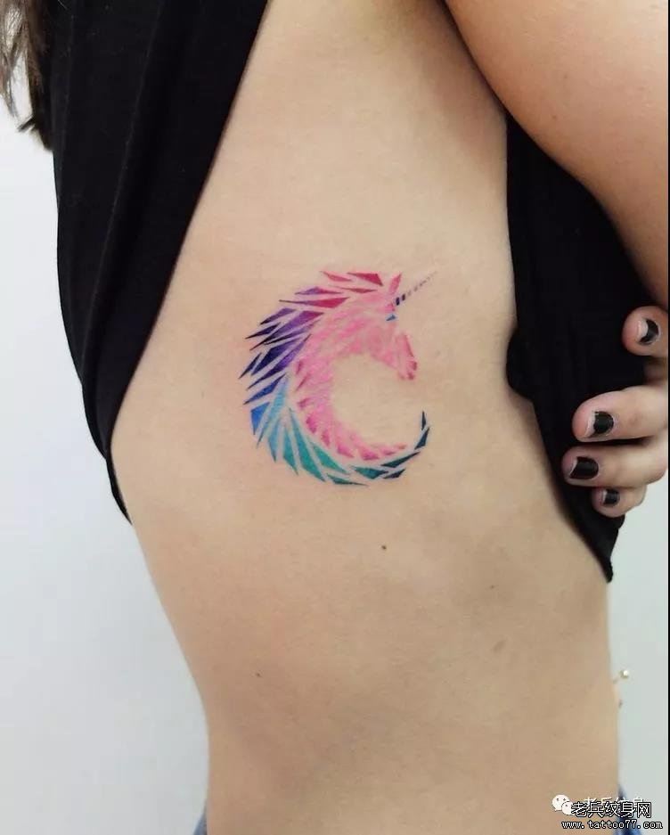 纹身素材第510期——独角兽