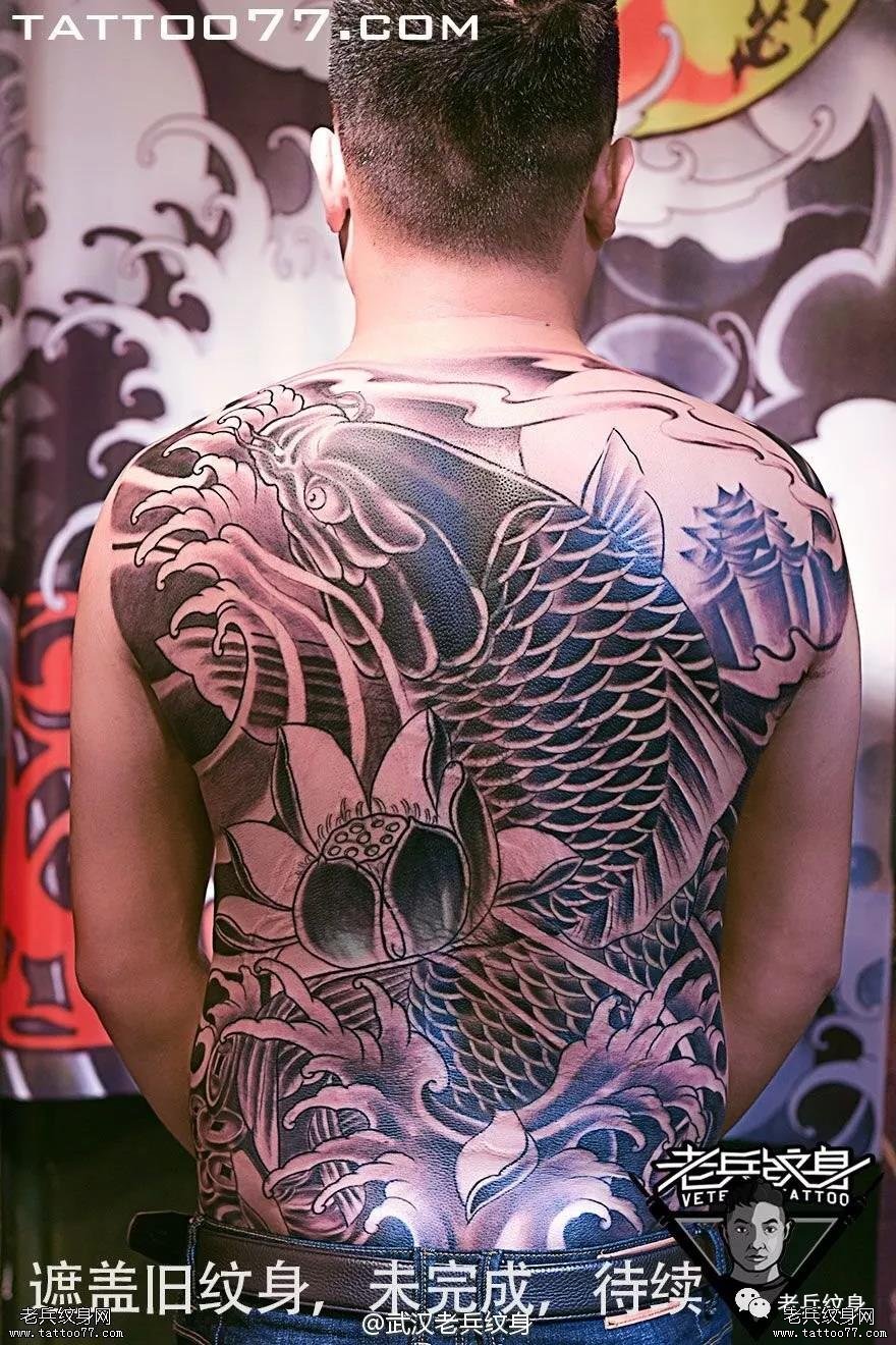 我爱你,胜过爱自我——老兵纹身【男生满背】作品欣赏