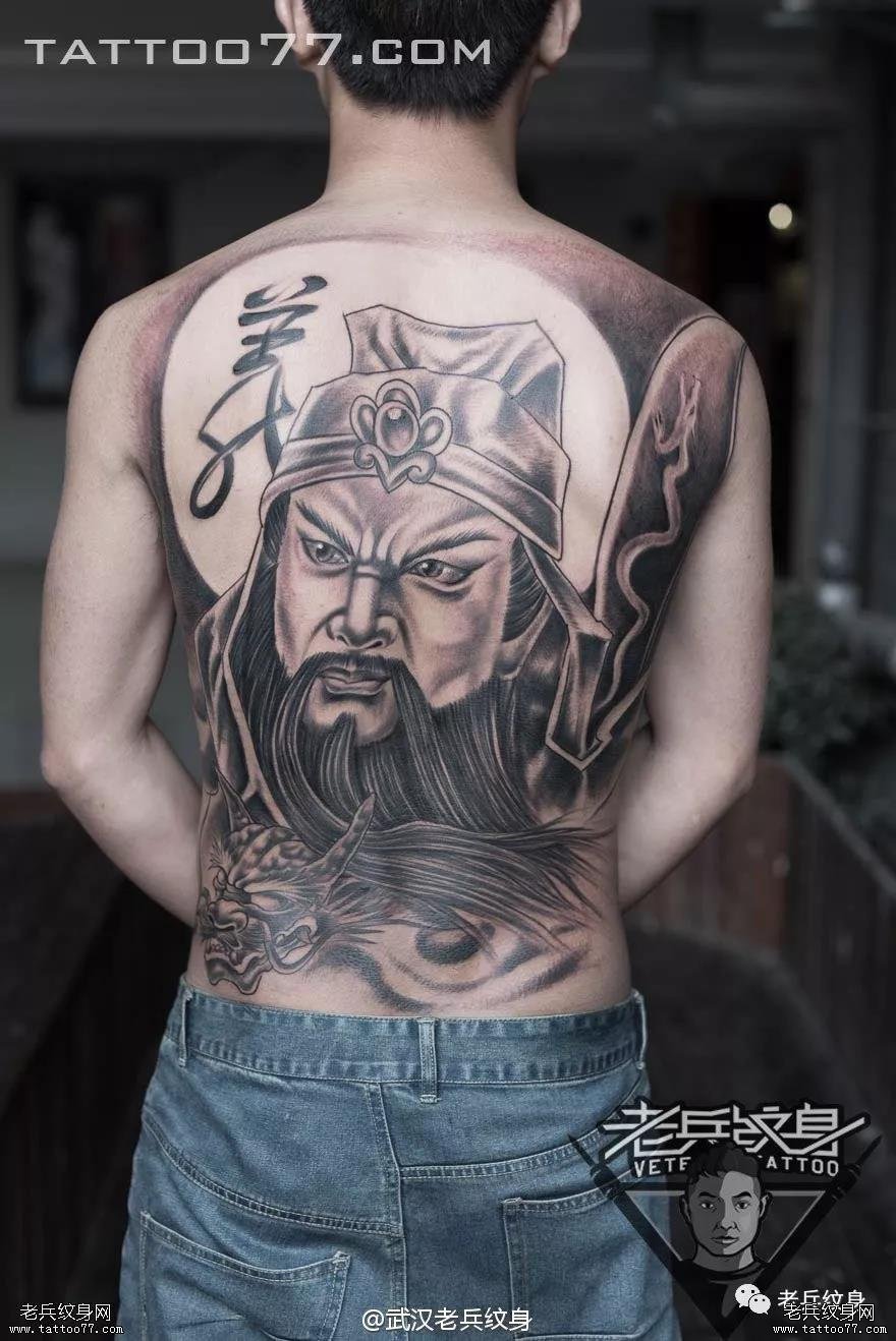 我爱你,胜过爱自我——老兵纹身【男生满背】作品欣赏