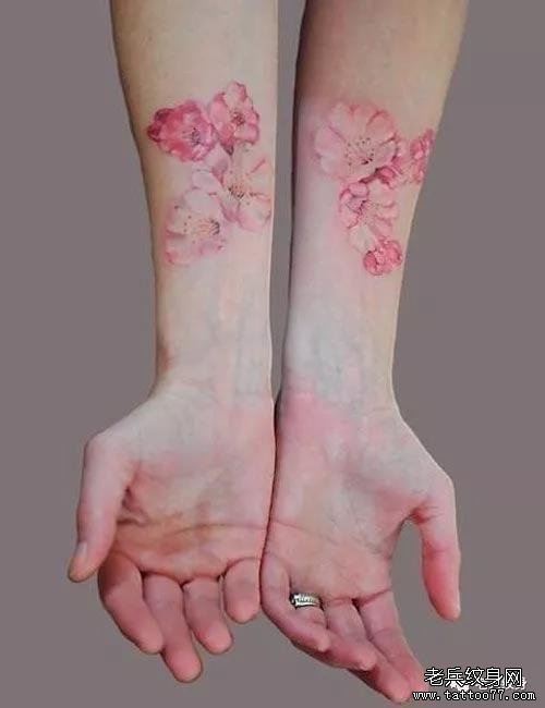 纹身素材第515期——桃花