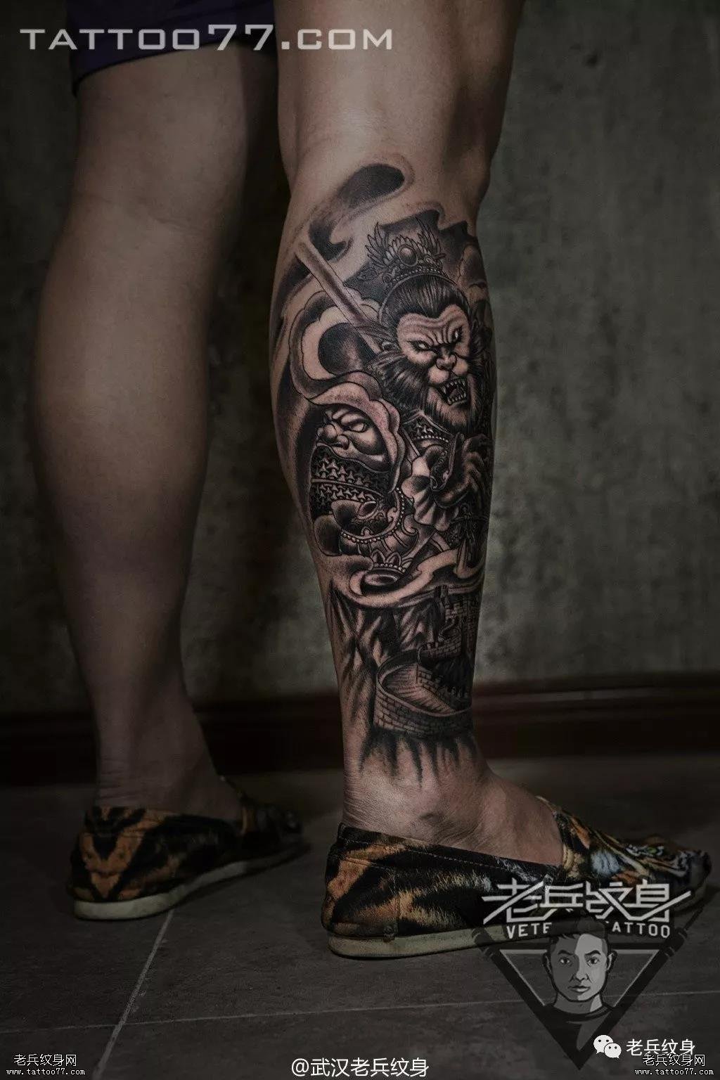 无论是小清新,亦或是浓墨重彩,你都是我最喜欢的模样——老兵纹身打造【孙悟空】作品赏析