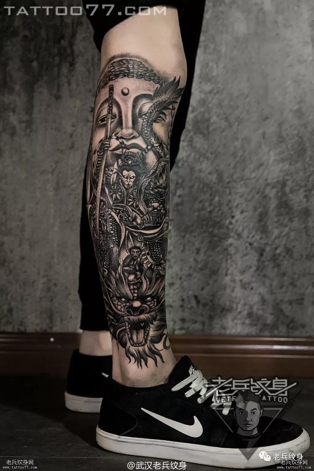 无论是小清新,亦或是浓墨重彩,你都是我最喜欢的模样——老兵纹身打造【孙悟空】作品赏析