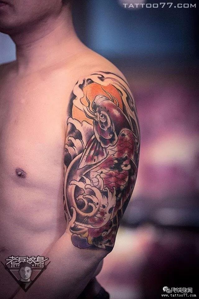 不要短暂的温存,只要一世的陪伴——老兵纹身店内【半臂】作品欣赏