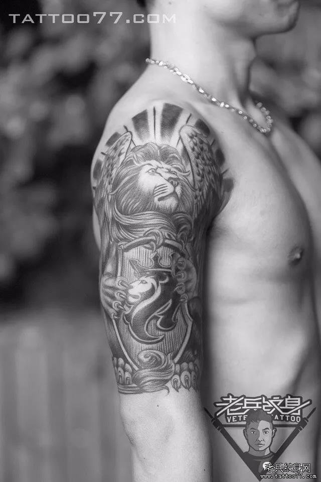 不要短暂的温存,只要一世的陪伴——老兵纹身店内【半臂】作品欣赏