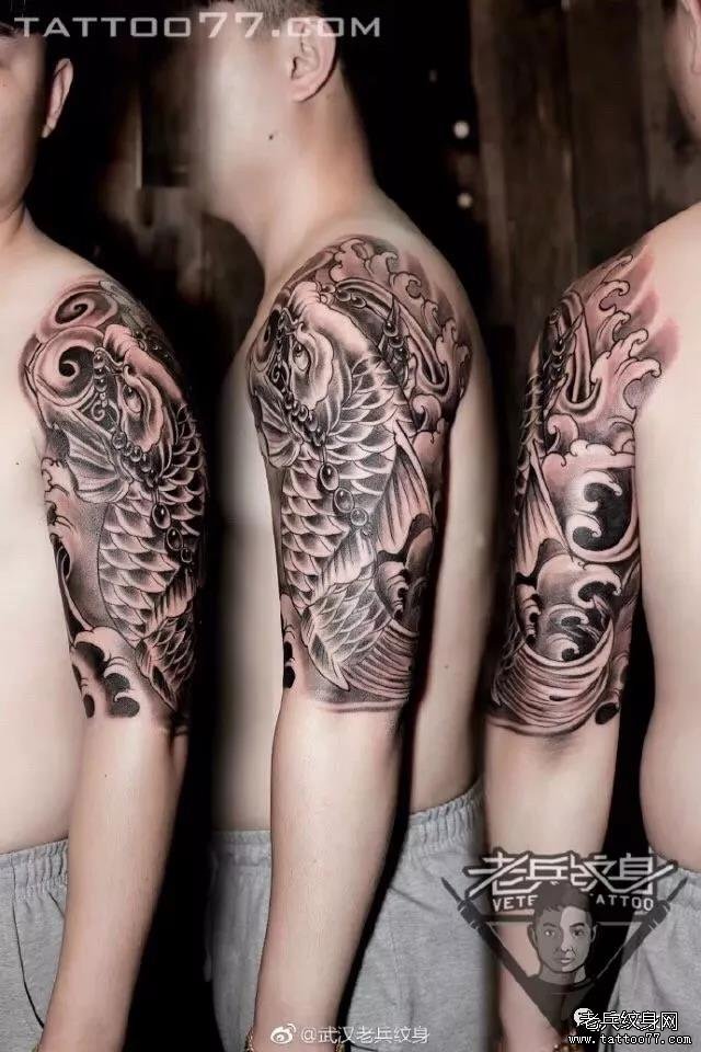 不要短暂的温存,只要一世的陪伴——老兵纹身店内【半臂】作品欣赏