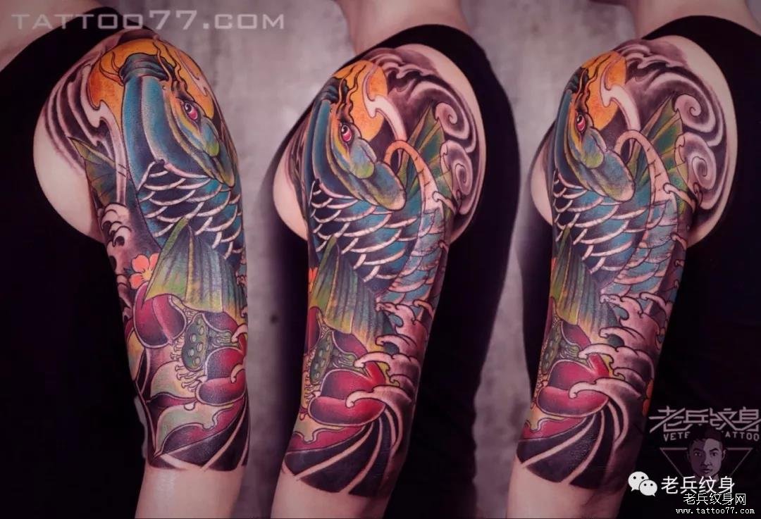 不要短暂的温存,只要一世的陪伴——老兵纹身店内【半臂】作品欣赏