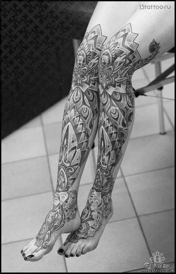 纹身素材第521期——对称美