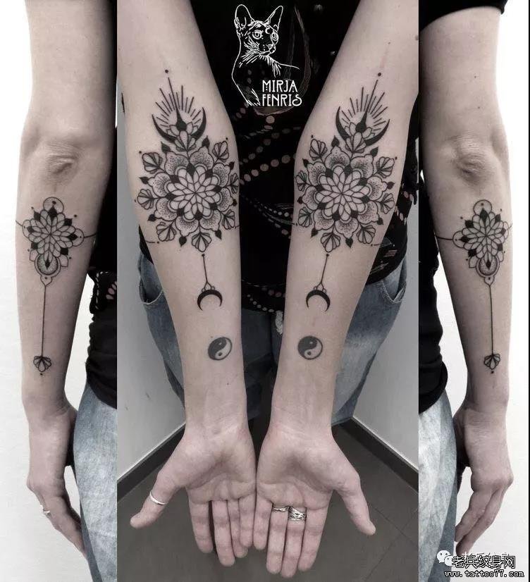 纹身素材第521期——对称美