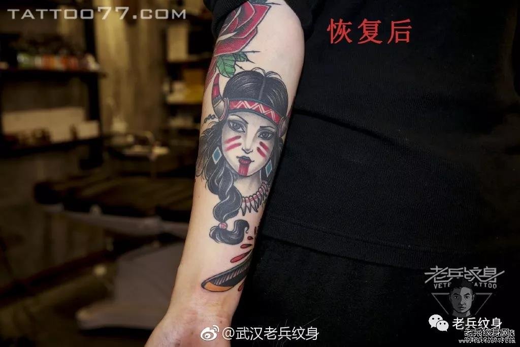 后海有树的院子,夏代有工的玉。此时此刻的云,二十来岁的你——老兵店内【女生小臂】作品欣赏