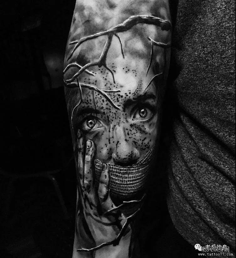 纹身素材第522期——欧美写实