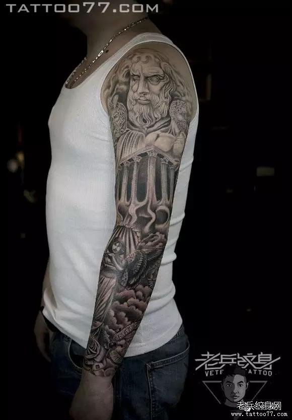 想念的心,长出了花,却开出了你——老兵店内【欧美写实花臂】作品欣赏