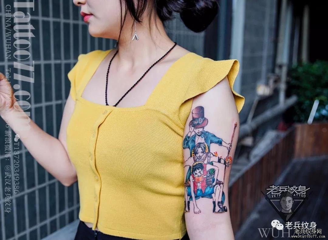 老兵店内女纹身师——雯雯老师一周作品欣赏~