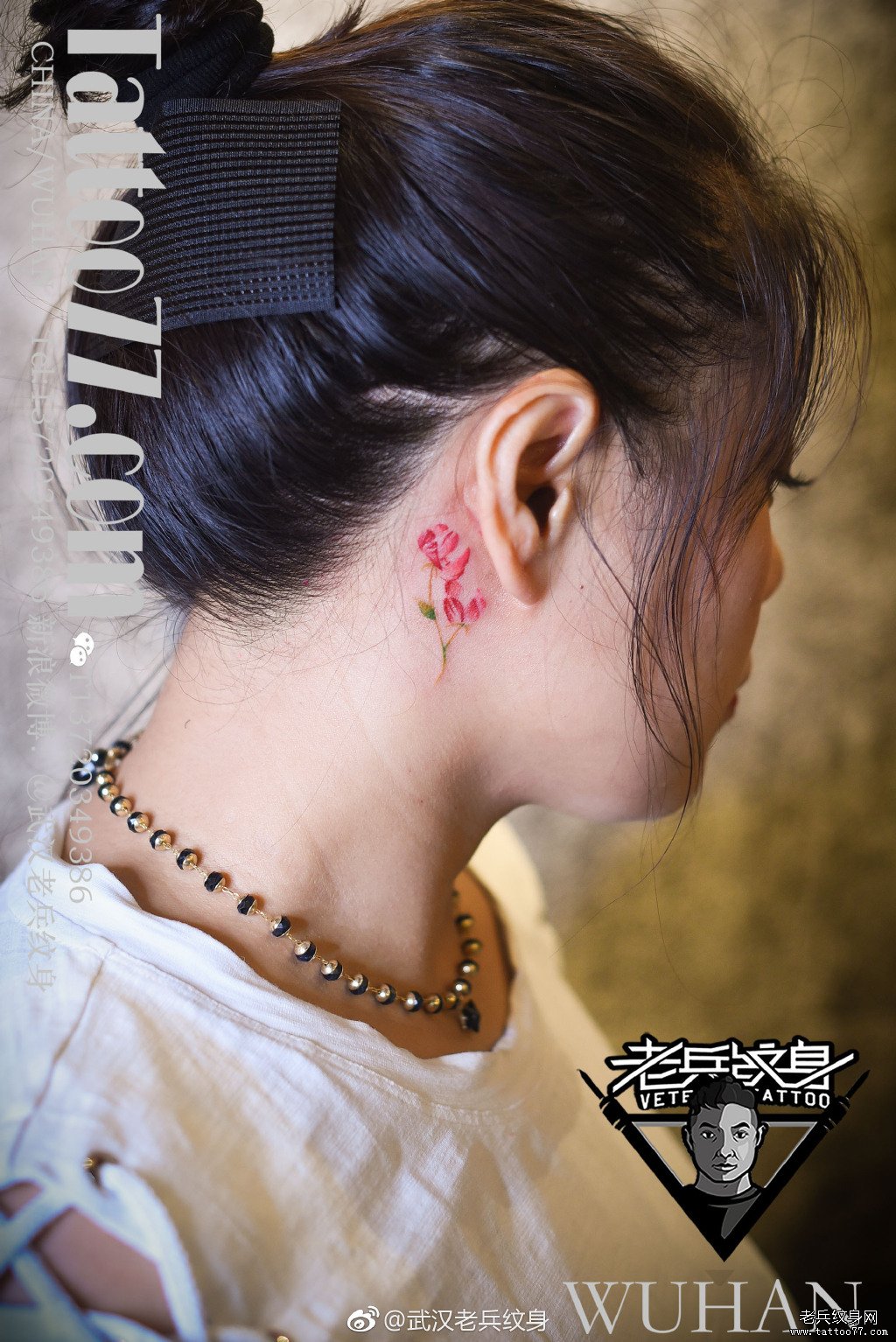 纹身手稿素材第537期：耳部纹身_纹身百科 - 纹身大咖