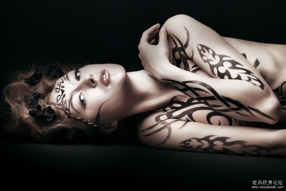 一次性纹身也称彩绘纹身(图文)
