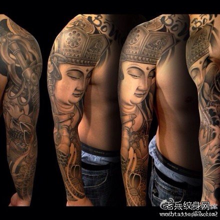 手臂地藏王纹身图案