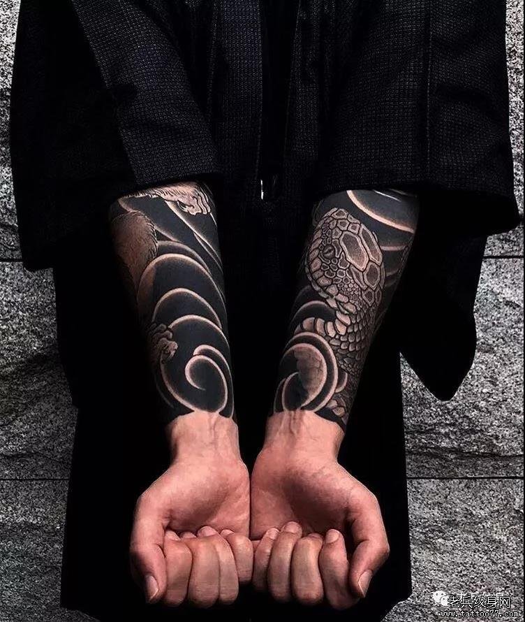 日式纹身关西派图片