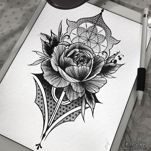 纹身主页 纹身图案大全 花卉纹身图案大全
